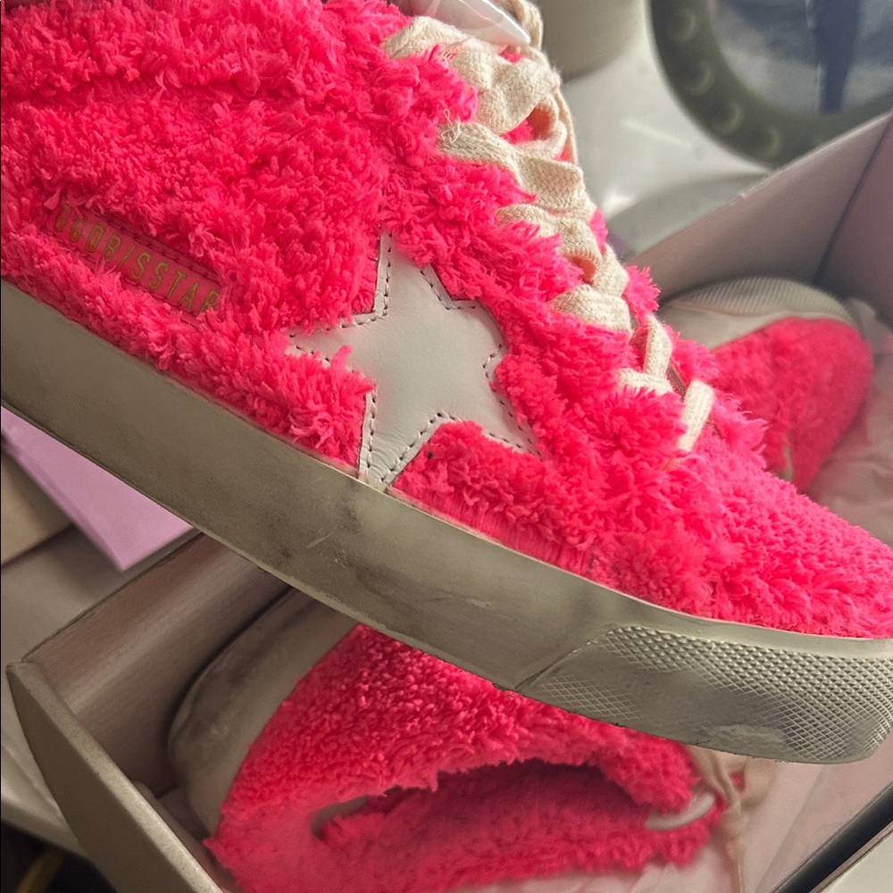 Golden Goose Gold Sneakers
